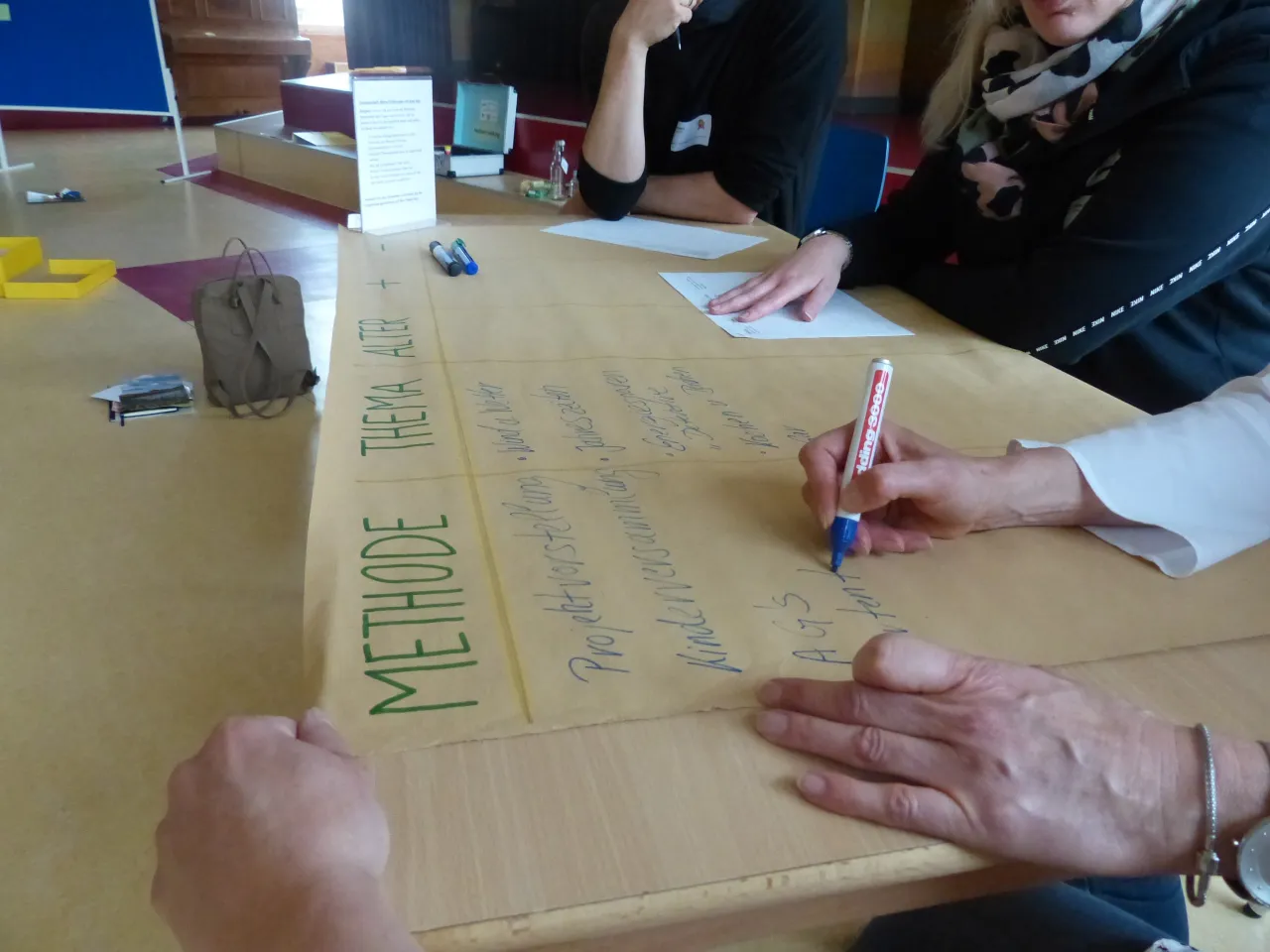 Gruppenarbeit in P&auml;dagoginnen-Weiterbildung